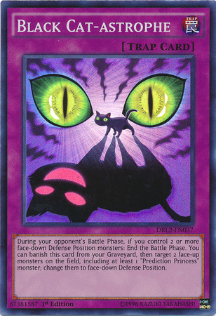 Black Cat-astrophe [DRL2-EN037] Super Rare | Jomio and Rueliete's Cards and Comics