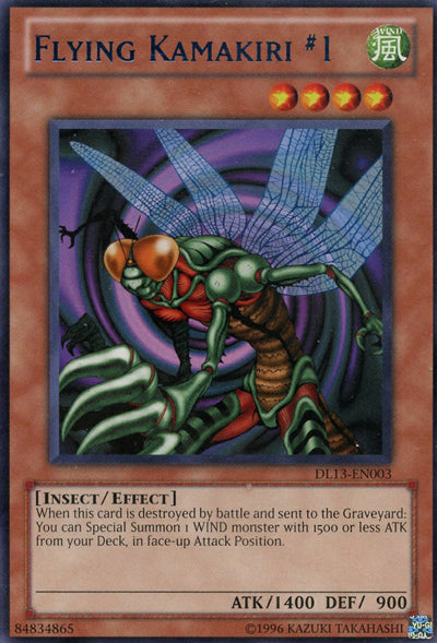 Flying Kamakiri 1 (Blue) [DL13-EN003] Rare | Jomio and Rueliete's Cards and Comics