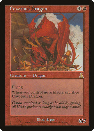 Covetous Dragon [Urza's Destiny] | Jomio and Rueliete's Cards and Comics