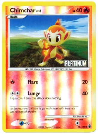 Chimchar (56/100) [Burger King Promos: 2009 Collection] | Jomio and Rueliete's Cards and Comics