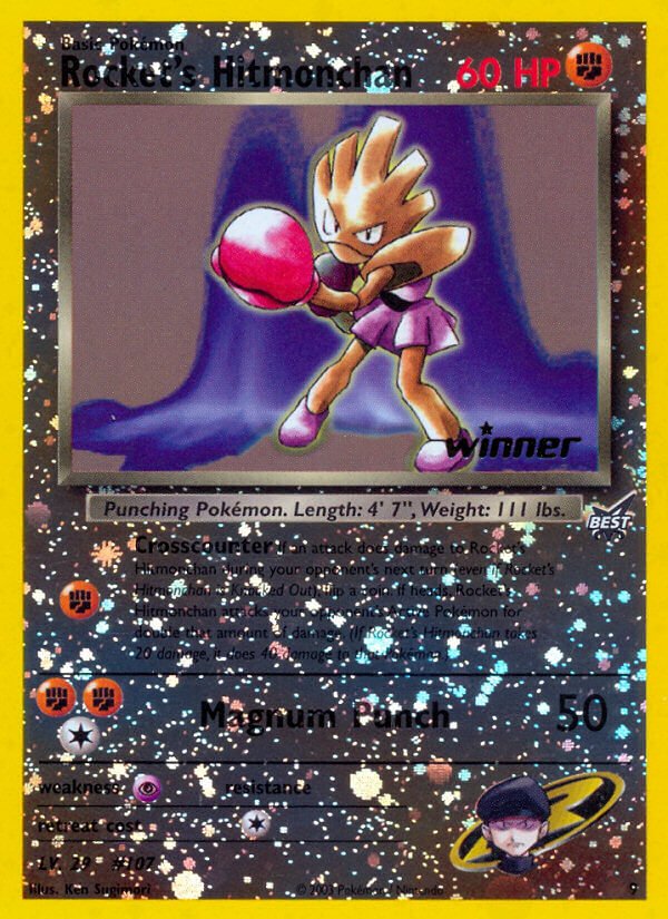 Rocket's Hitmonchan (9) [Best of Promos] | Jomio and Rueliete's Cards and Comics