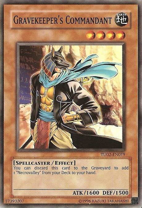 Gravekeeper's Commandant [TU02-EN019] Common | Jomio and Rueliete's Cards and Comics