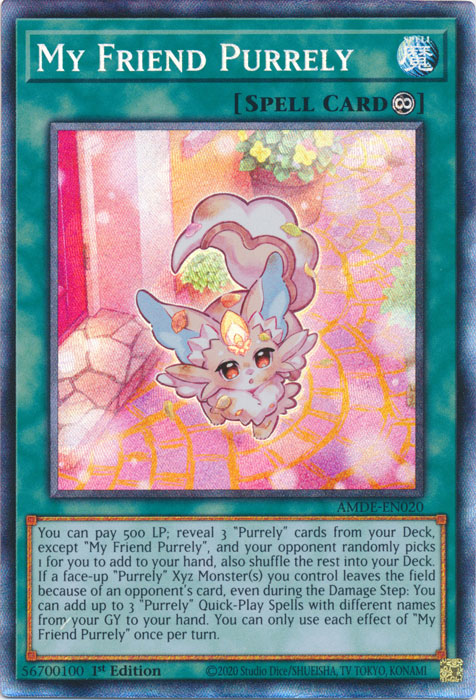 My Friend Purrely [AMDE-EN020] Collector's Rare | Jomio and Rueliete's Cards and Comics