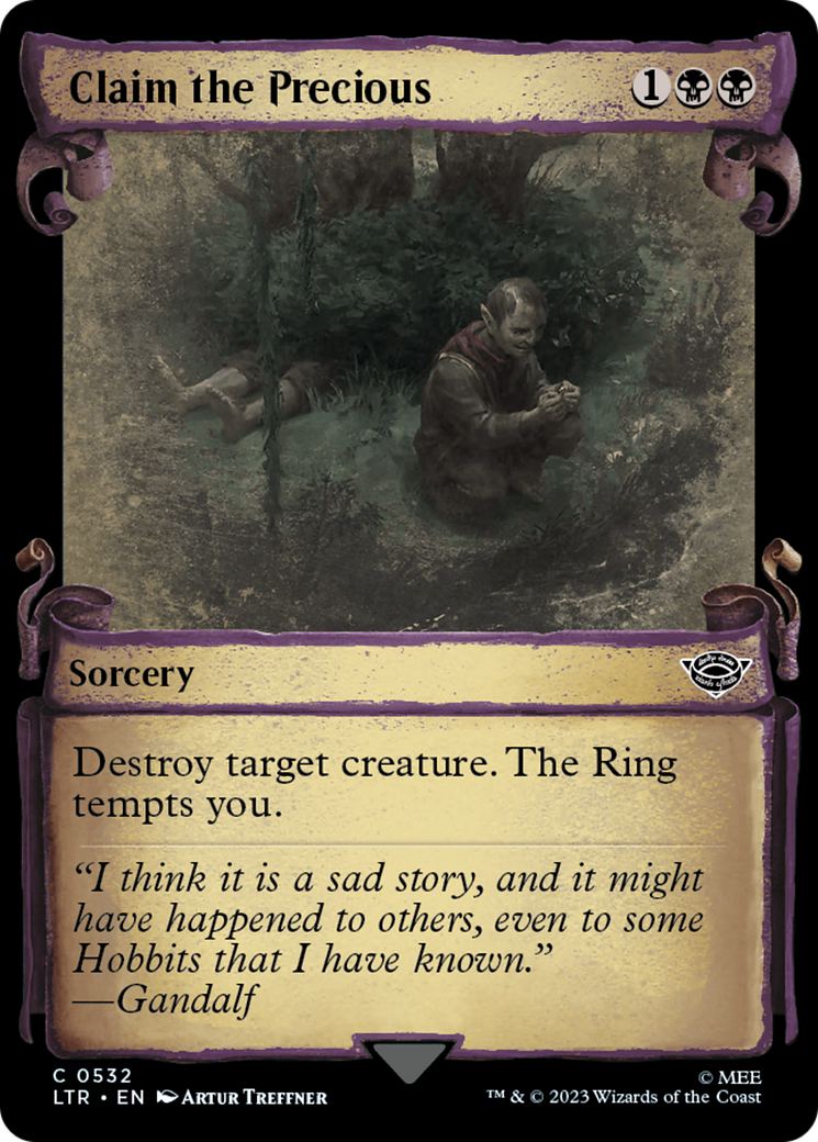 Claim the Precious [The Lord of the Rings: Tales of Middle-Earth Showcase Scrolls] | Jomio and Rueliete's Cards and Comics