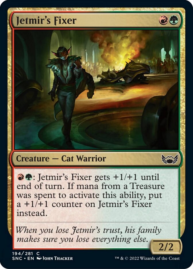 Jetmir's Fixer [Streets of New Capenna] | Jomio and Rueliete's Cards and Comics