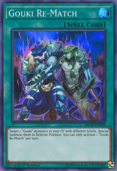 Gouki Re-Match [MP18-EN070] Super Rare | Jomio and Rueliete's Cards and Comics
