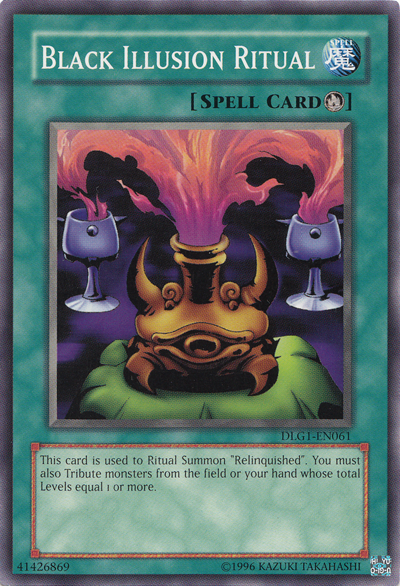 Black Illusion Ritual [DLG1-EN061] Common | Jomio and Rueliete's Cards and Comics