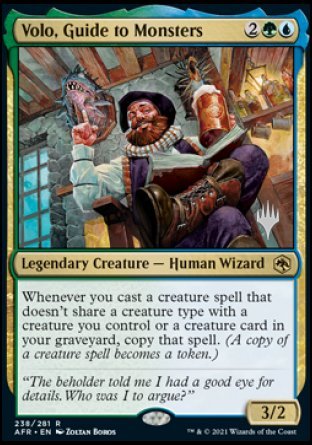 Volo, Guide to Monsters (Promo Pack) [Dungeons & Dragons: Adventures in the Forgotten Realms Promos] | Jomio and Rueliete's Cards and Comics