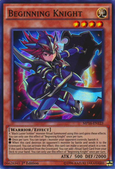 Beginning Knight [MP16-EN123] Super Rare | Jomio and Rueliete's Cards and Comics