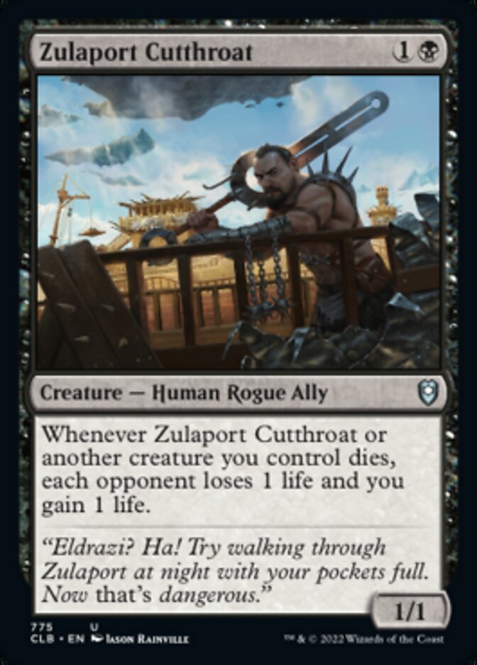 Zulaport Cutthroat [Commander Legends: Battle for Baldur's Gate] | Jomio and Rueliete's Cards and Comics