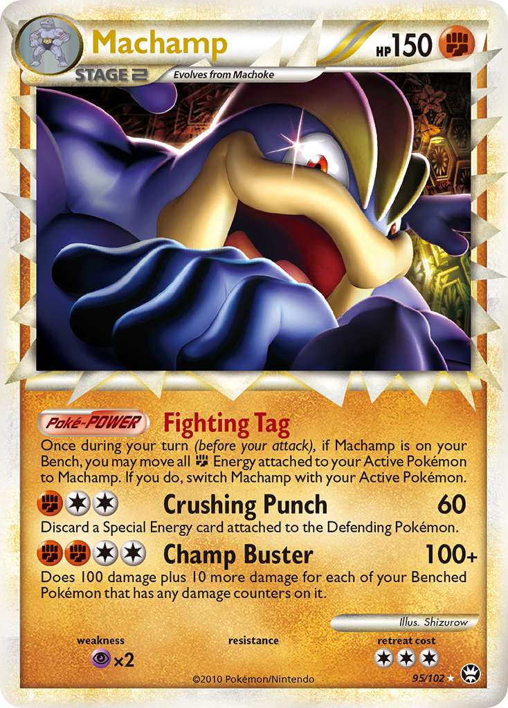 Machamp (95/102) [HeartGold & SoulSilver: Triumphant] | Jomio and Rueliete's Cards and Comics