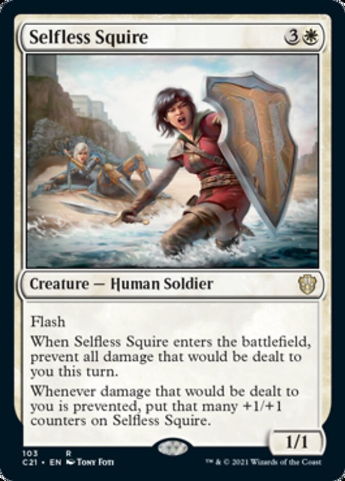 Selfless Squire [Commander 2021] | Jomio and Rueliete's Cards and Comics