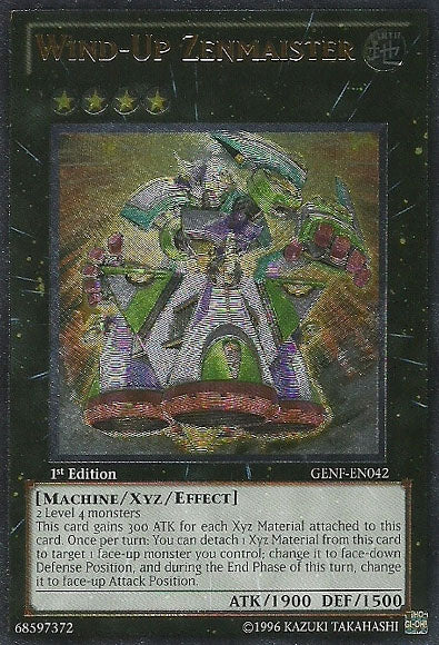 Wind-Up Zenmaister (UTR) [GENF-EN042] Ultimate Rare | Jomio and Rueliete's Cards and Comics