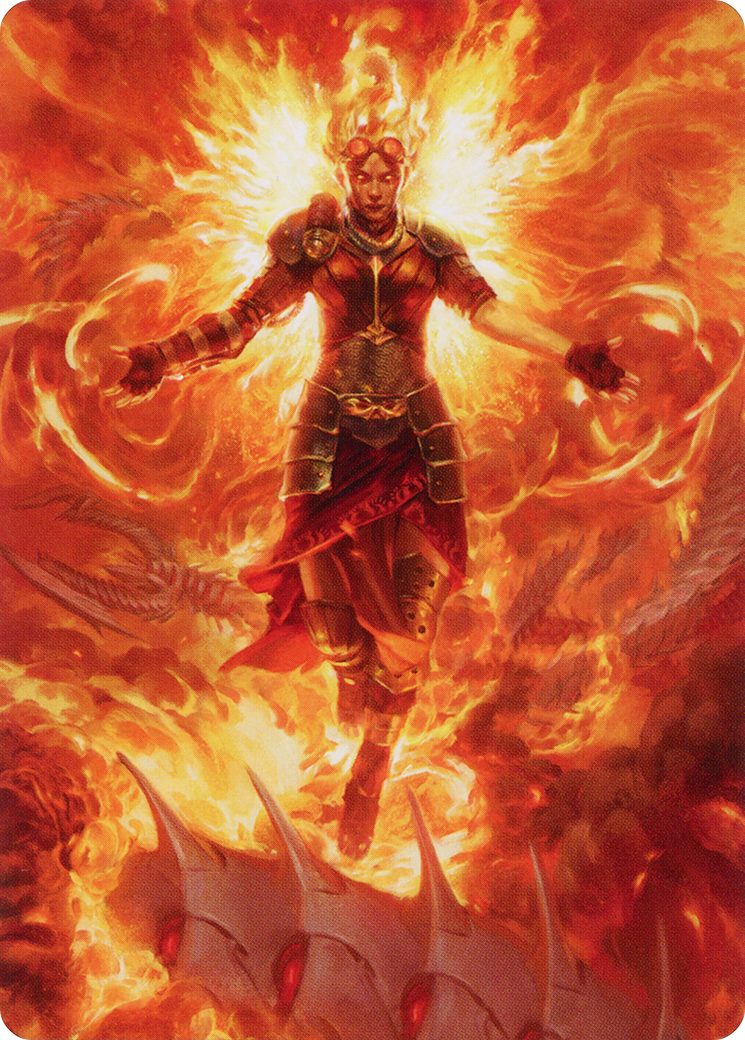 Chandra, Hope's Beacon Art Card [March of the Machine Art Series] | Jomio and Rueliete's Cards and Comics