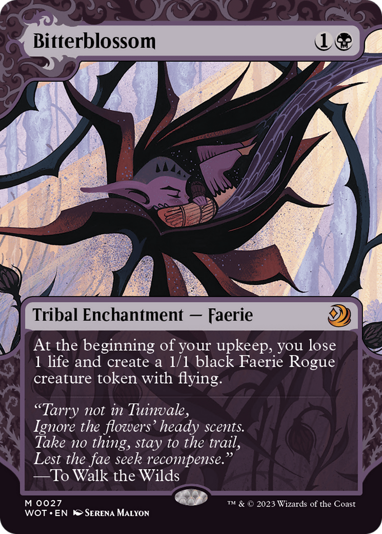 Bitterblossom [Wilds of Eldraine: Enchanting Tales] | Jomio and Rueliete's Cards and Comics
