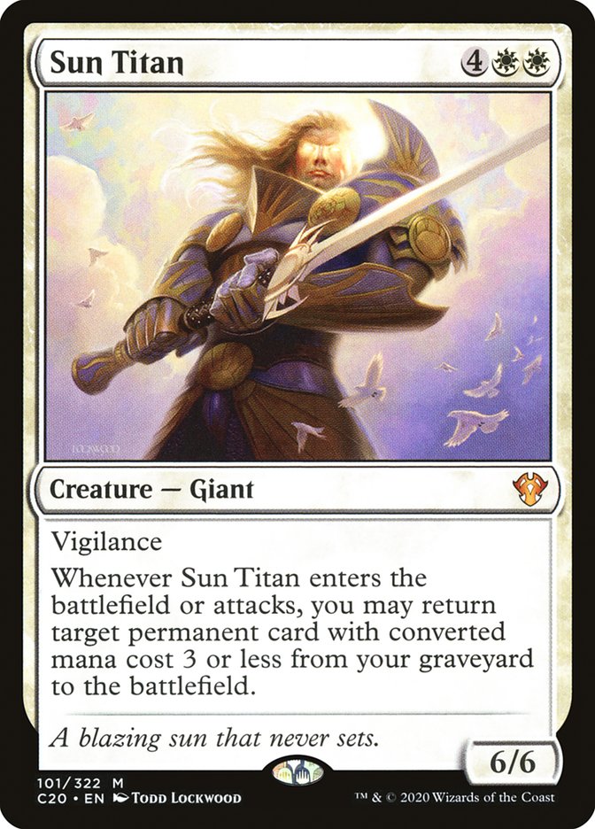 Sun Titan [Commander 2020] | Jomio and Rueliete's Cards and Comics