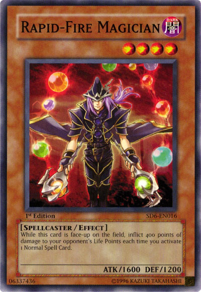 Rapid-Fire Magician [SD6-EN016] Common | Jomio and Rueliete's Cards and Comics