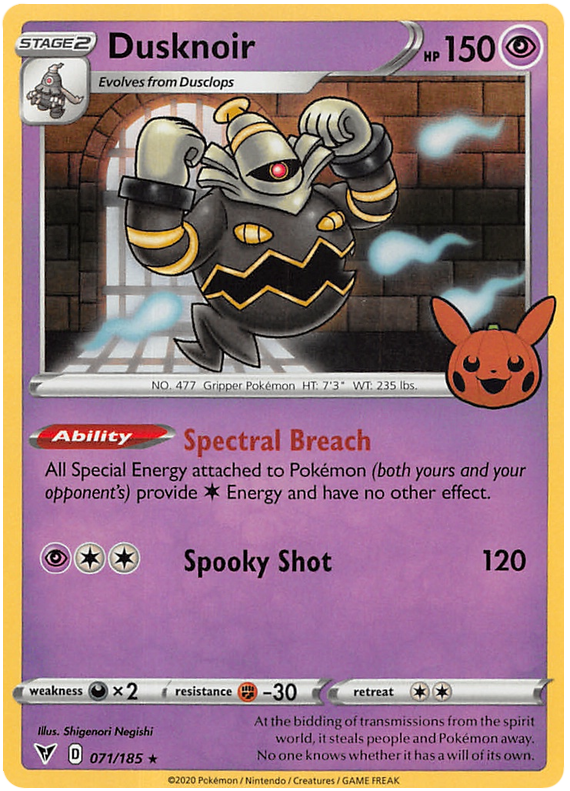 Dusknoir (071/185) [Trick or Trade 2023] | Jomio and Rueliete's Cards and Comics