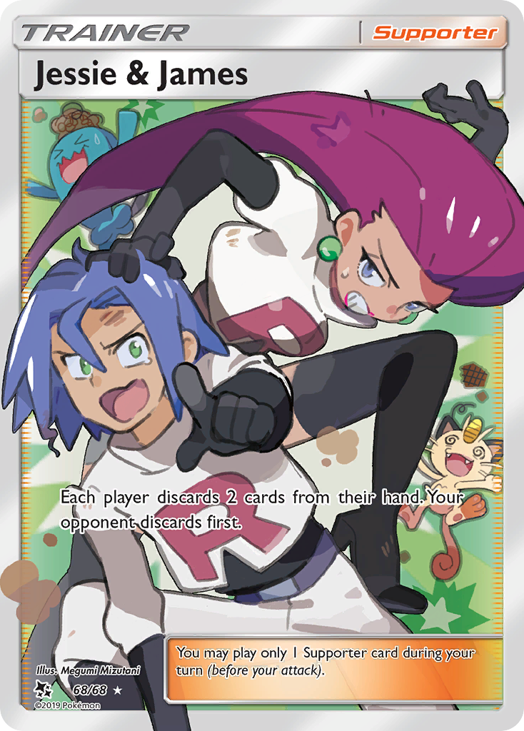 Jessie & James (68/68) [Sun & Moon: Hidden Fates] | Jomio and Rueliete's Cards and Comics