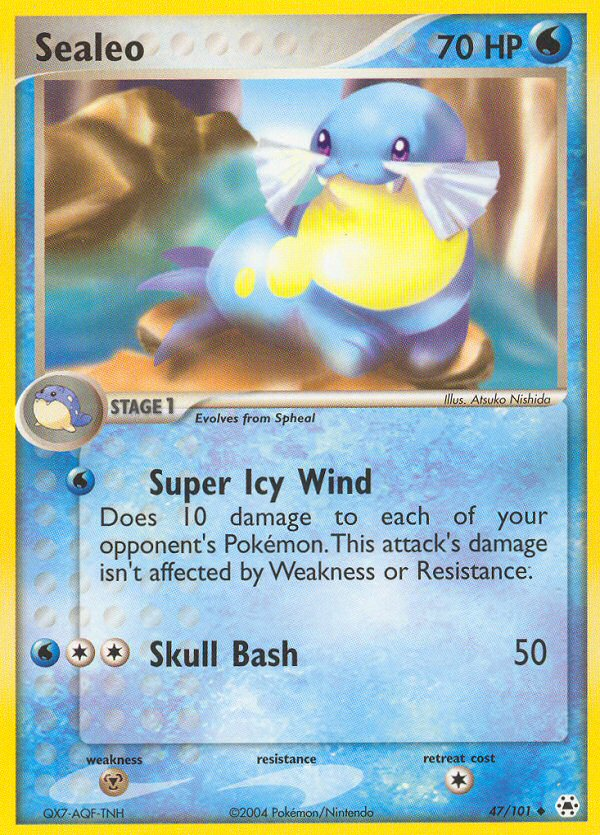 Sealeo (47/101) [EX: Hidden Legends] | Jomio and Rueliete's Cards and Comics