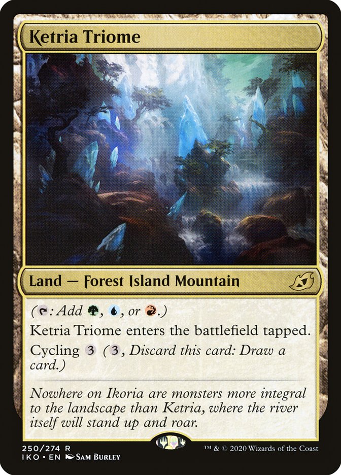 Ketria Triome [Ikoria: Lair of Behemoths] | Jomio and Rueliete's Cards and Comics