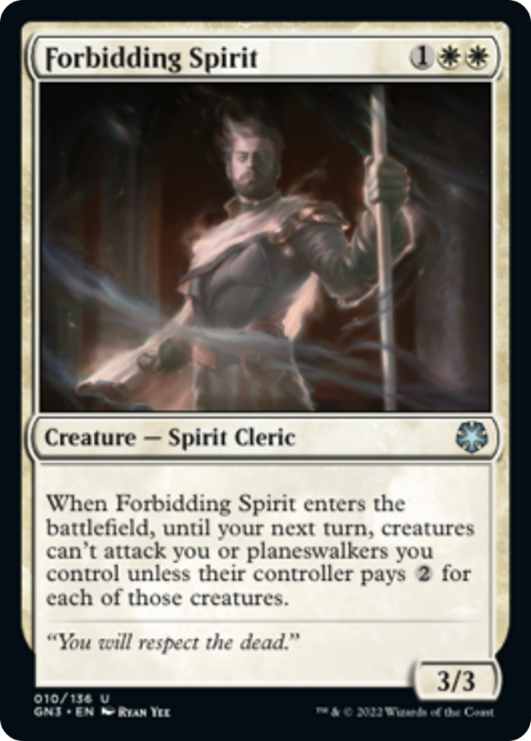 Forbidding Spirit [Game Night: Free-for-All] | Jomio and Rueliete's Cards and Comics