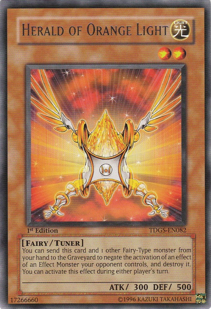 Herald of Orange Light [TDGS-EN082] Rare | Jomio and Rueliete's Cards and Comics
