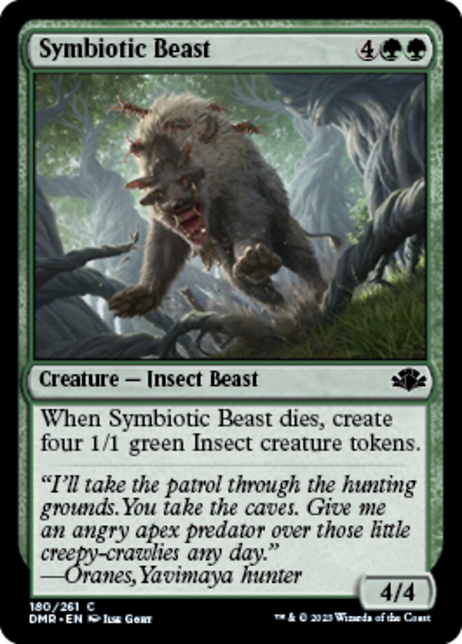 Symbiotic Beast [Dominaria Remastered] | Jomio and Rueliete's Cards and Comics