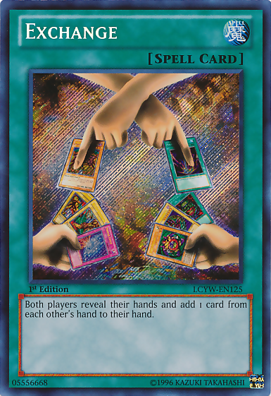 Exchange [LCYW-EN125] Secret Rare | Jomio and Rueliete's Cards and Comics