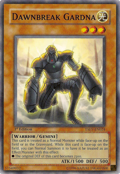Dawnbreak Gardna [TAEV-EN024] Common | Jomio and Rueliete's Cards and Comics