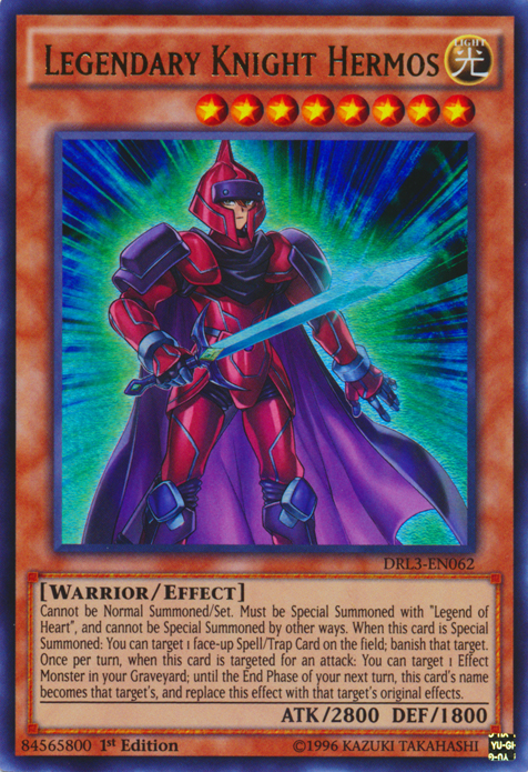 Legendary Knight Hermos [DRL3-EN062] Ultra Rare | Jomio and Rueliete's Cards and Comics