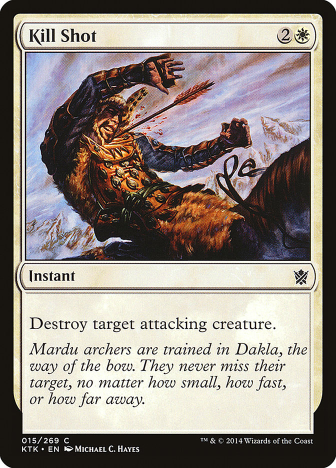 Kill Shot [Khans of Tarkir] | Jomio and Rueliete's Cards and Comics