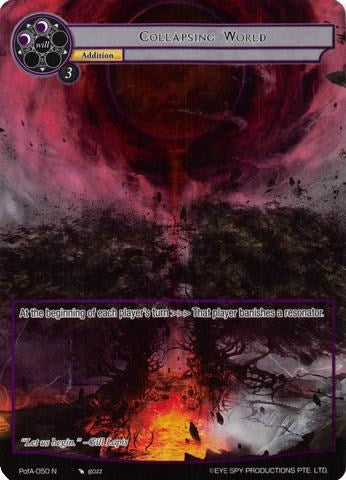 Collapsing World (Full Art) (PofA-050) [Alice Origin IV: Prologue of Attoractia] | Jomio and Rueliete's Cards and Comics
