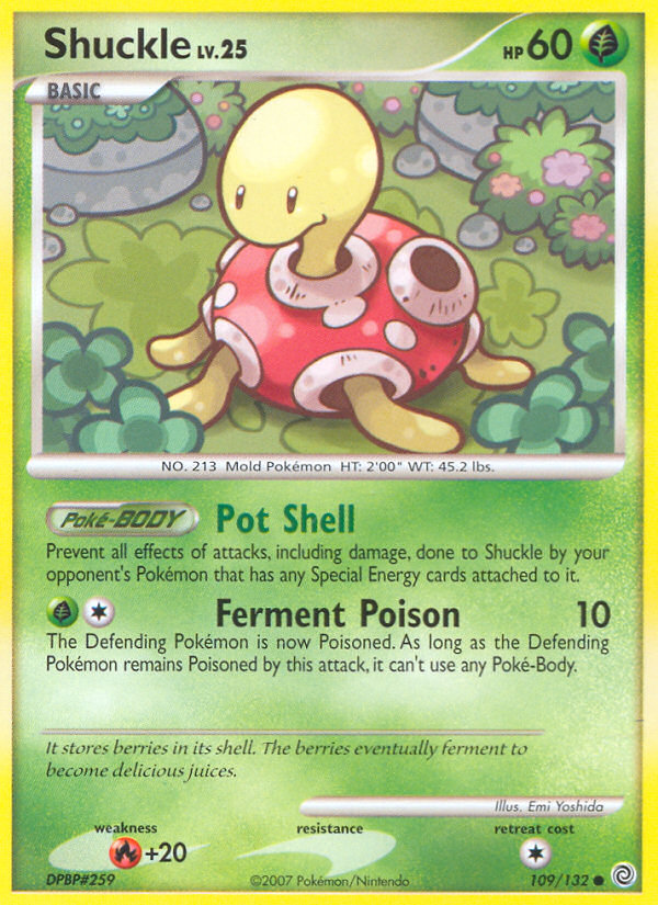Shuckle (109/132) [Diamond & Pearl: Secret Wonders] | Jomio and Rueliete's Cards and Comics