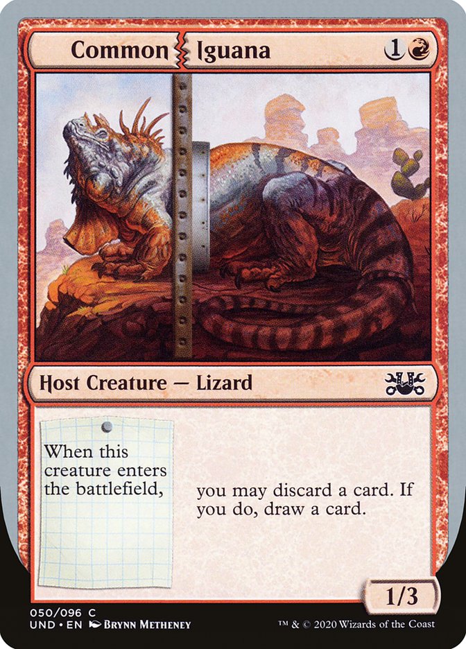 Common Iguana [Unsanctioned] | Jomio and Rueliete's Cards and Comics