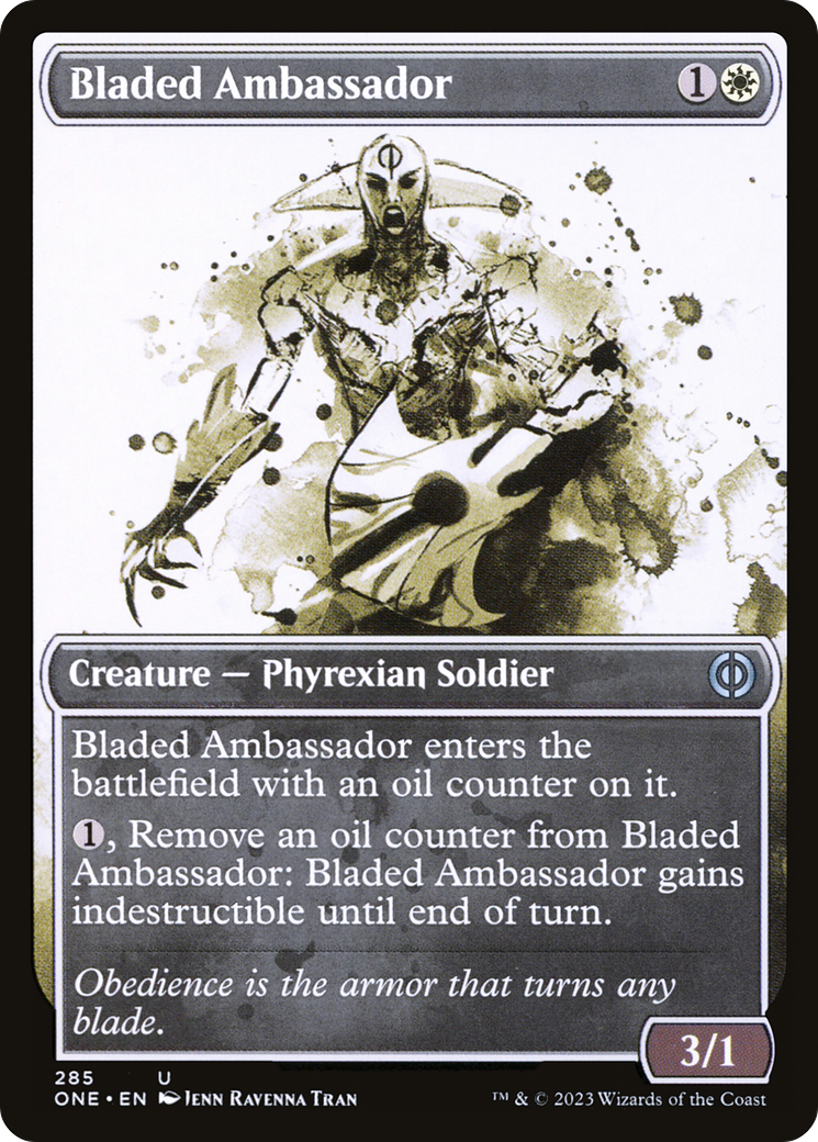 Bladed Ambassador (Showcase Ichor) [Phyrexia: All Will Be One] | Jomio and Rueliete's Cards and Comics