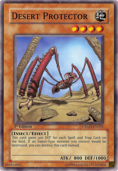 Desert Protector [CRMS-EN034] Common | Jomio and Rueliete's Cards and Comics