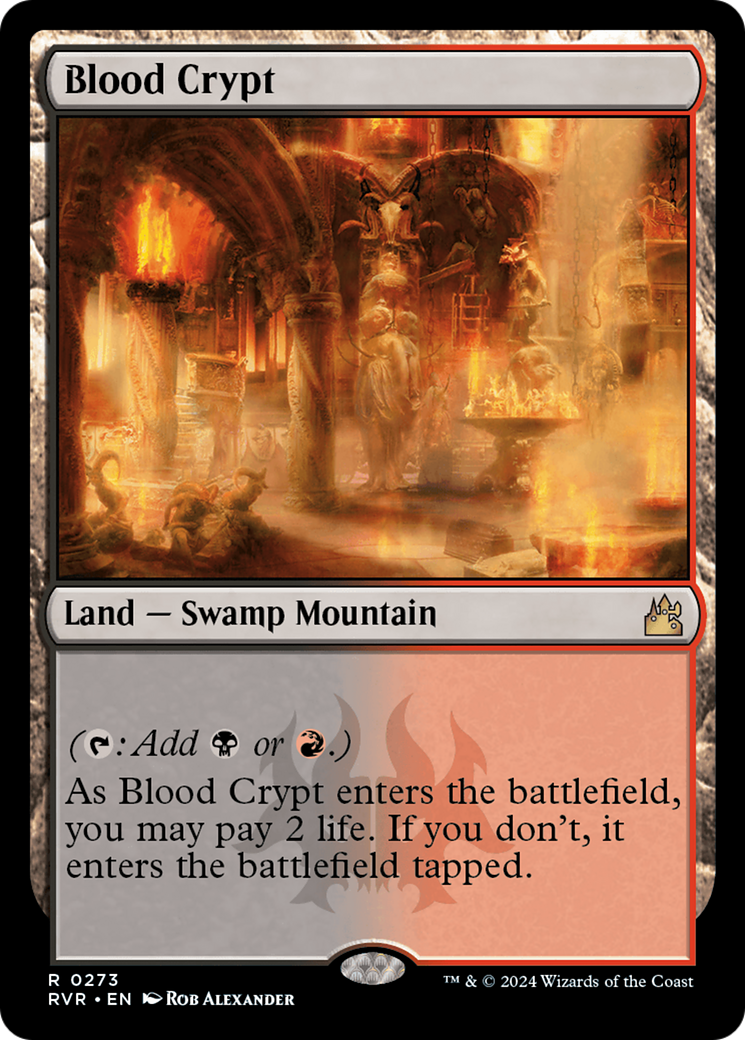Blood Crypt [Ravnica Remastered] | Jomio and Rueliete's Cards and Comics