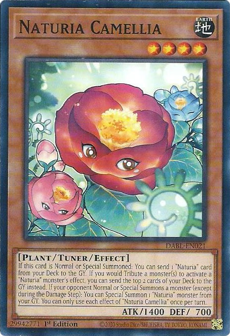 Naturia Camellia [DABL-EN021] Common | Jomio and Rueliete's Cards and Comics
