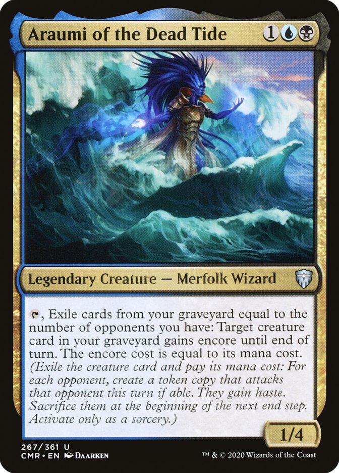 Araumi of the Dead Tide [Commander Legends] | Jomio and Rueliete's Cards and Comics