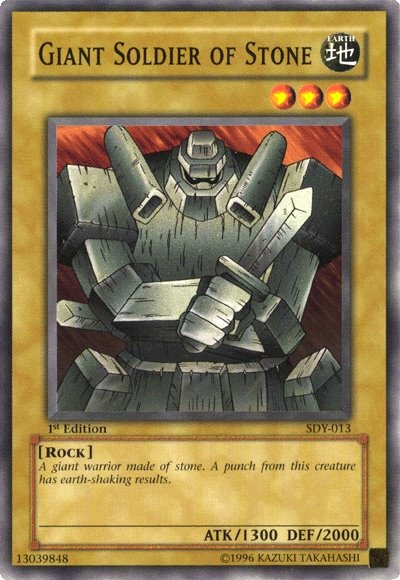 Giant Soldier of Stone [SDY-013] Common | Jomio and Rueliete's Cards and Comics