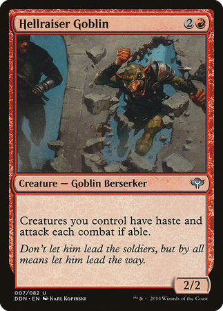 Hellraiser Goblin [Duel Decks: Speed vs. Cunning] | Jomio and Rueliete's Cards and Comics