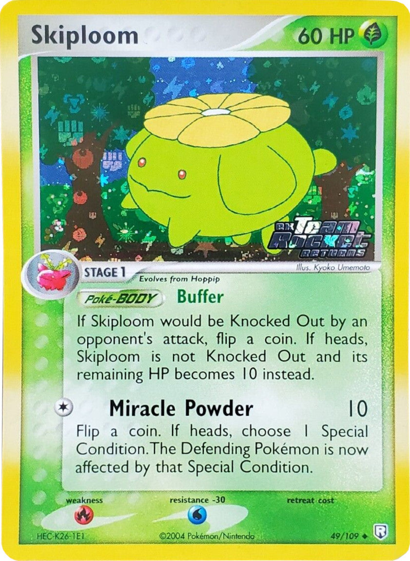 Skiploom (49/109) (Stamped) [EX: Team Rocket Returns] | Jomio and Rueliete's Cards and Comics