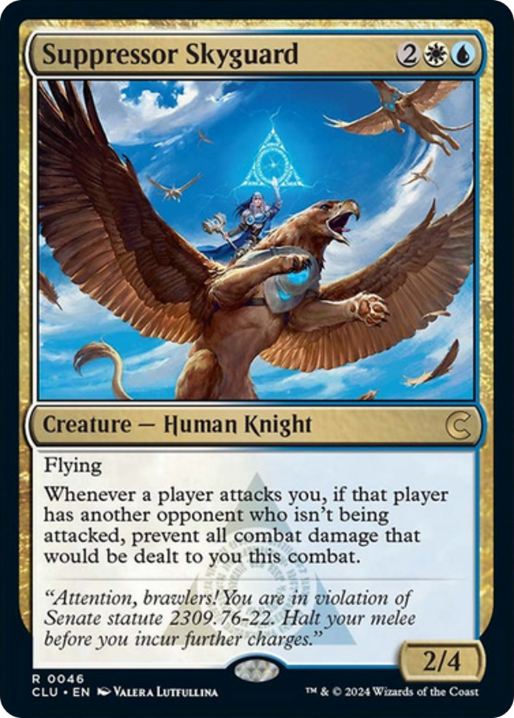 Suppressor Skyguard [Ravnica: Clue Edition] | Jomio and Rueliete's Cards and Comics