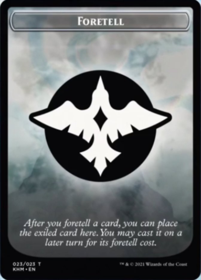 Foretell [Kaldheim Tokens] | Jomio and Rueliete's Cards and Comics