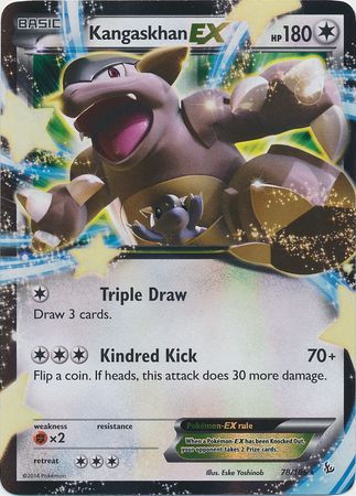 Kangaskhan EX (78/106) (Jumbo Card) [XY: Flashfire] | Jomio and Rueliete's Cards and Comics