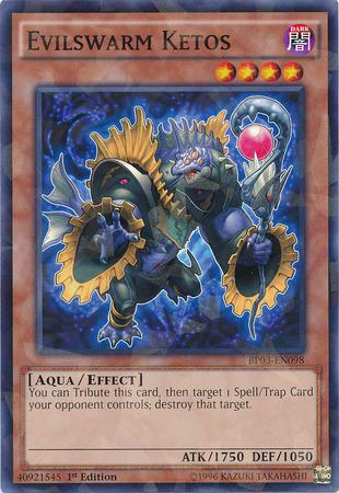 Evilswarm Ketos (Shatterfoil) [BP03-EN098] Rare | Jomio and Rueliete's Cards and Comics