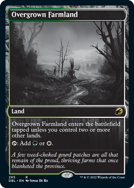 Overgrown Farmland [Innistrad: Double Feature] | Jomio and Rueliete's Cards and Comics