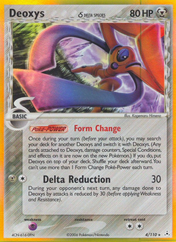 Deoxys (4/110) (Delta Species) [EX: Holon Phantoms] | Jomio and Rueliete's Cards and Comics