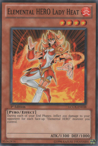 Elemental HERO Lady Heat [LCGX-EN038] Common | Jomio and Rueliete's Cards and Comics